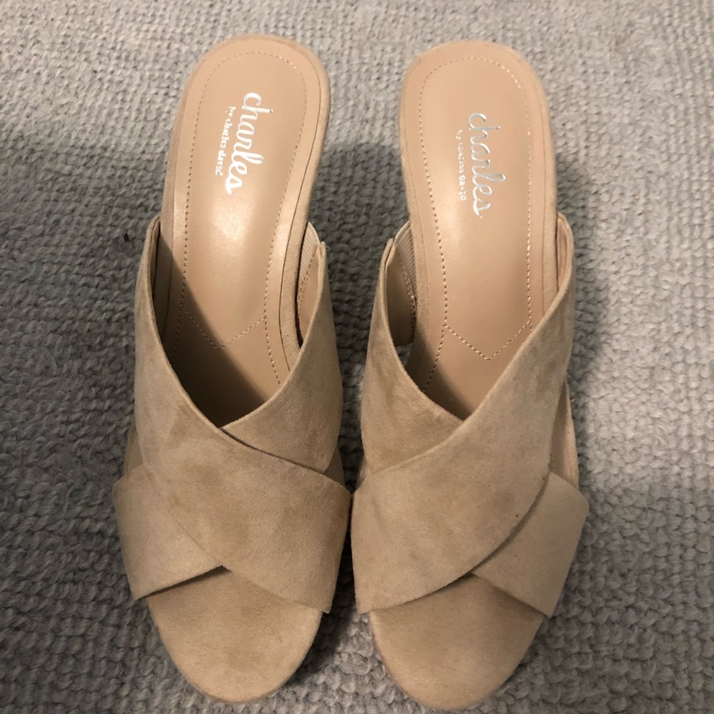 Charles David wedge sandals